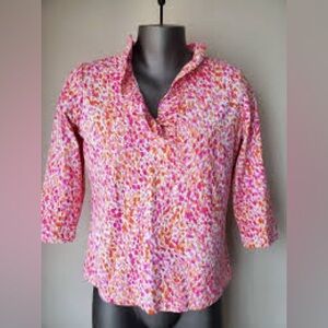 J McLaughlin Durham top in Catalina cloth